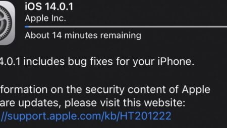 iOS 14.0.1 Yayınlandı