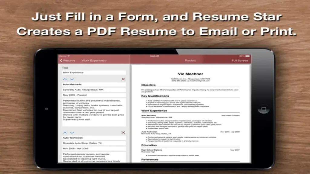 resume star 2