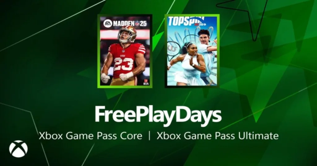 Xbox ücretsiz oyun keyfi başlıyor! Madden NFL 25 ve TopSpin 2K25!