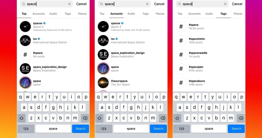 Instagram arama geçmişi temizleme! Nasıl yapılır?