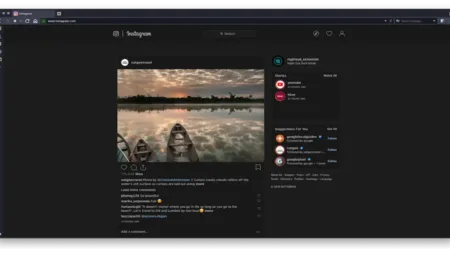 Instagram web koyu tema nasıl yapılır?