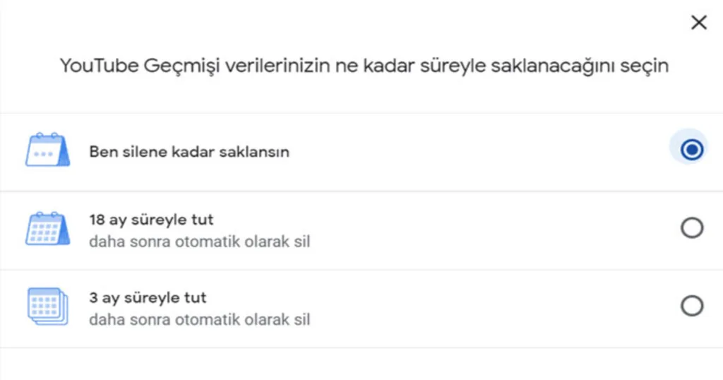 YouTube geçmişi otomatik olarak nasıl silinir?