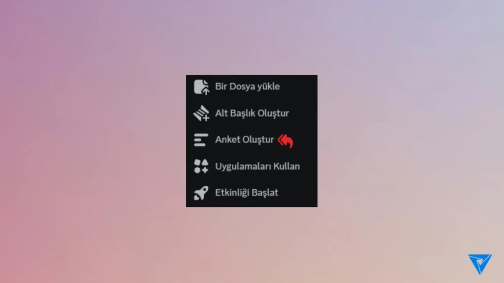 Discord anket oluşturma nasıl yapılır?
