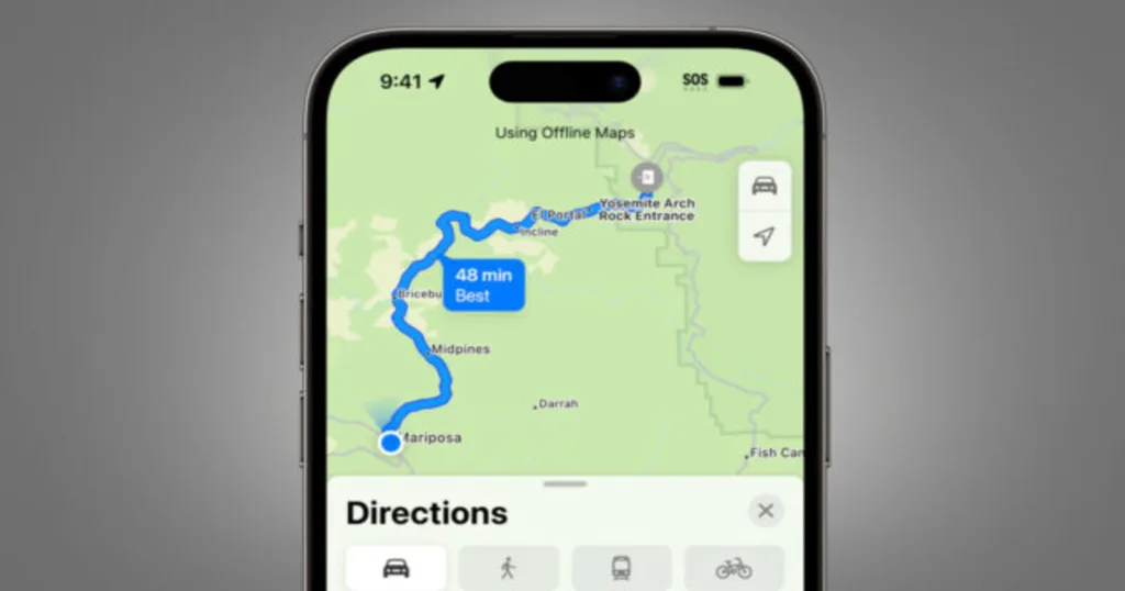 iOS 17 çevrim dışı harita indirme özelliği nasıl kullanılır?