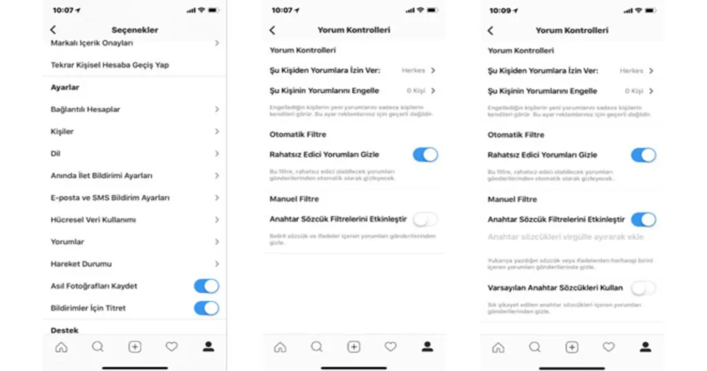 Instagram'da rahatsız edici yorumları engelleme! Yorum filtreleme nasıl yapılır