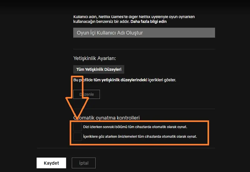 Netflix otomatik oynayan fragmanları durdurma nasıl yapılır?