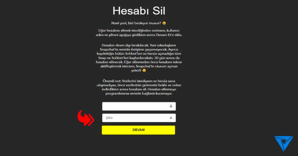 Snapchat hesap silme nasıl yapılır? Hesap silme linki 2024