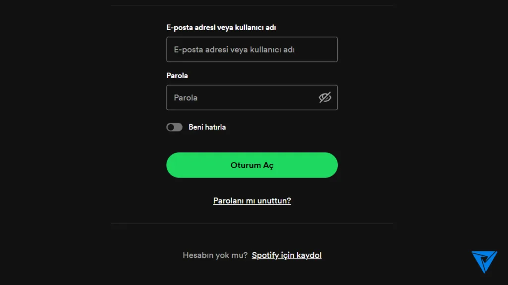 Spotify şifre sıfırlama nasıl yapılır?