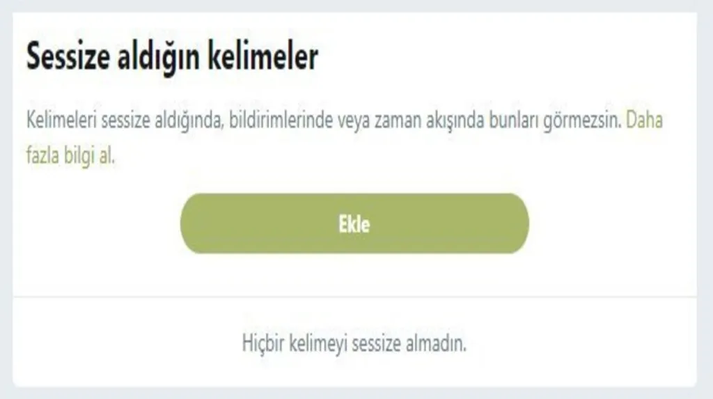 Twitter sessize alma özelliği ile Spoiler’dan Kaçının