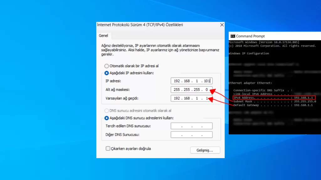 IP adresi nasıl değiştirilir?